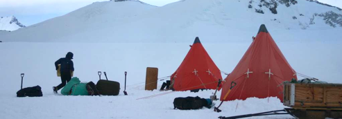 Recibiendo instrucción técnica en Rothera