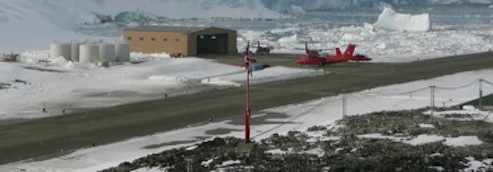 llegando a Rothera